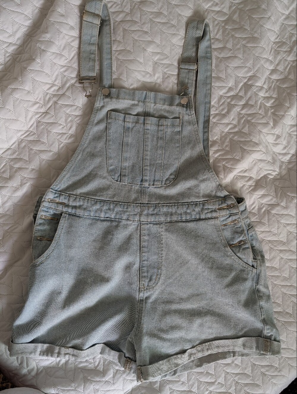 Light Wash Denim Overalls